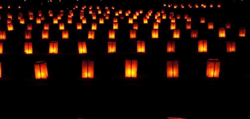 Glowing luminaries honor Civil War soldiers each Remembrance Day, and marking the quiet start of Gettysburg Christmas.